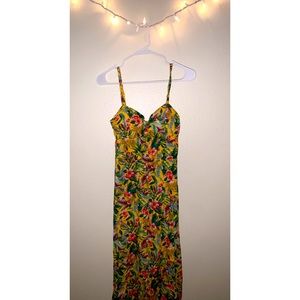 Summer flower dress (Size: MEDIUM) (Brand: AUW)